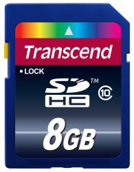 Transcend SecureDigital 8 GB 133x 