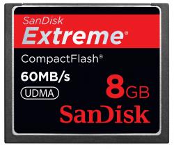 SanDisk Extreme CompactFlash 8 GB 400x 