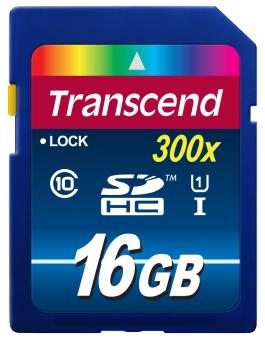 Transcend SecureDigital 16 GB 300x 